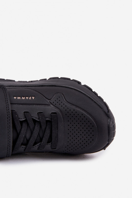 deti Jednoduché tenisky s platformou čierna Mirivia