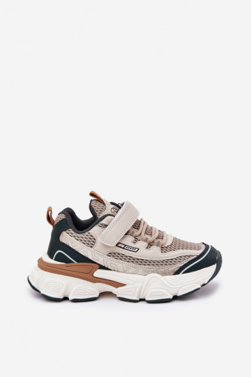 Tenisky model obuvi topánky Detské tenisky s lepiacimi spojkami béžová Ronivelle 2