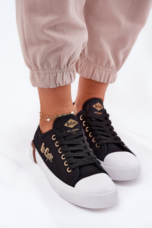 bežná obuv materiál Dámske Lee Cooper LCIN-25-31-3427L čierna