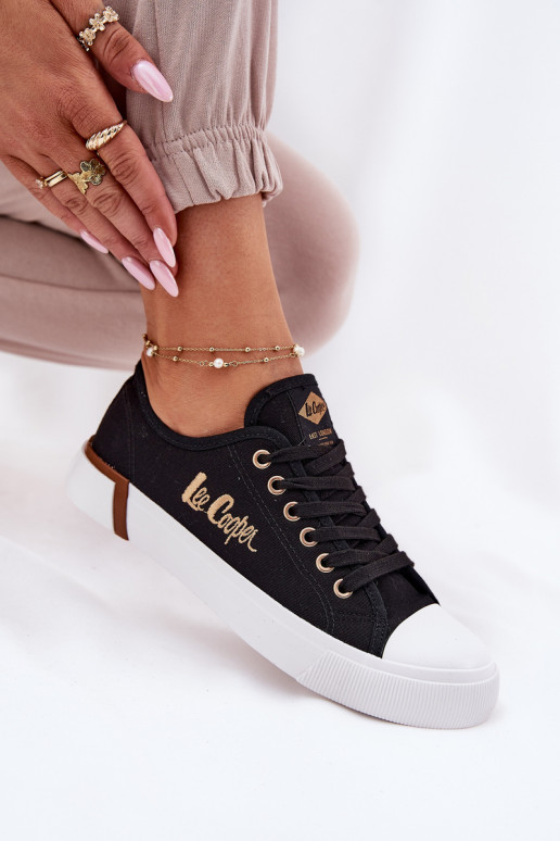 bežná obuv materiál Dámske Lee Cooper LCIN-25-31-3427L čierna