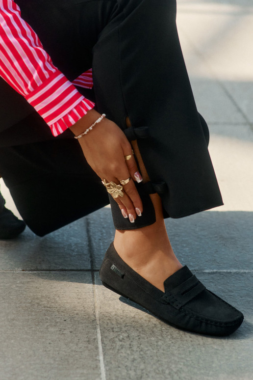 Semišové mokasíny Big Star RR274948 farba čierna Semišové mokasíny Big Star RR274948 farba čierna