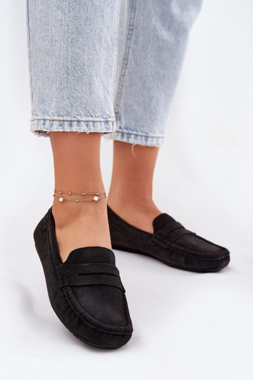 Semišové mokasíny Big Star RR274948 farba čierna Semišové mokasíny Big Star RR274948 farba čierna