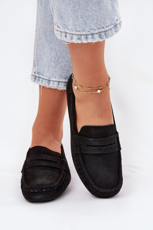 Semišové mokasíny Big Star RR274948 farba čierna Semišové mokasíny Big Star RR274948 farba čierna