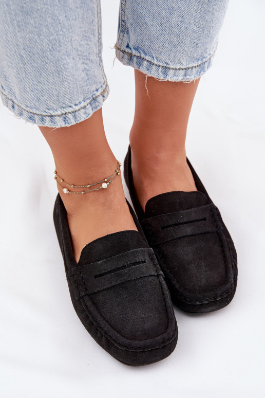 Semišové mokasíny Big Star RR274948 farba čierna Semišové mokasíny Big Star RR274948 farba čierna