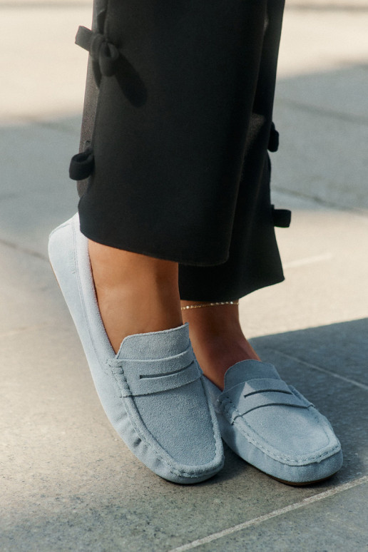 Semišové mokasíny Big Star RR274943 farba modrá Semišové mokasíny Big Star RR274943 farba modrá