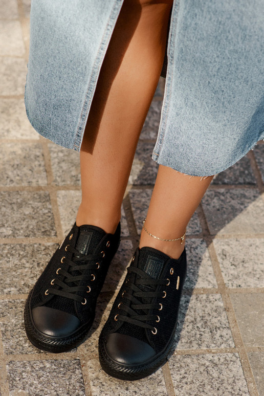 Voľnočasové topánky Big Star RR274765 farba čierna