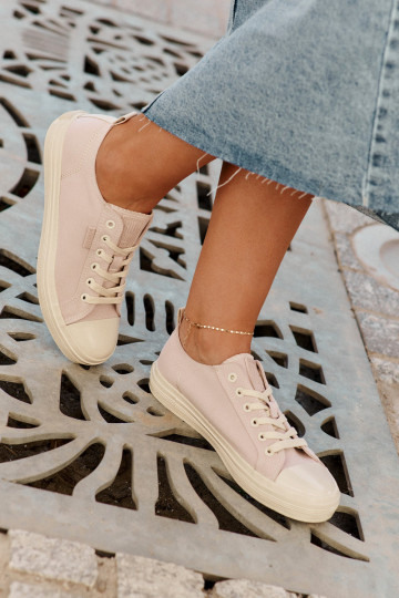 Voľnočasové topánky Big Star RR274732 farba svetloružová