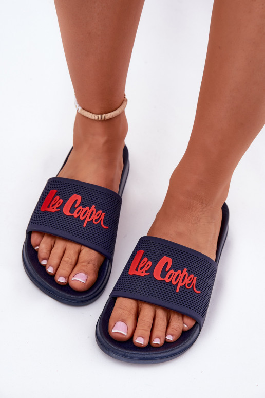 Dámske papuče Lee Cooper LCIN-25-07-3524L tmavomodrá