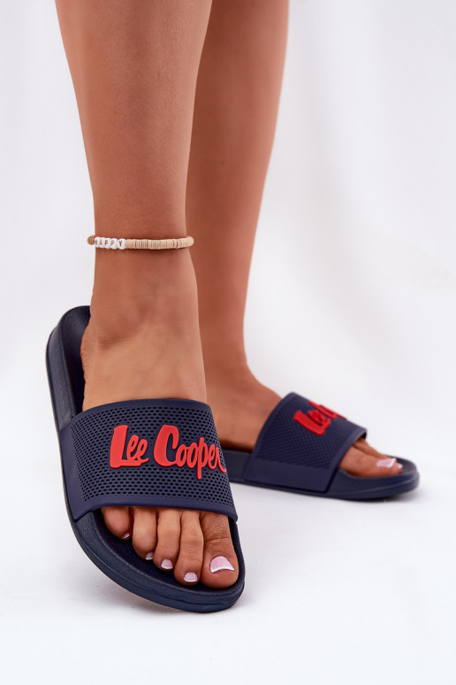 Dámske papuče Lee Cooper LCIN-25-07-3524L tmavomodrá