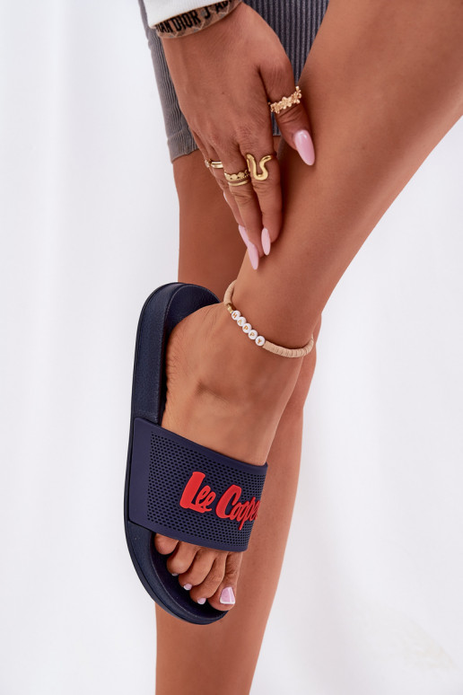 Dámske papuče Lee Cooper LCIN-25-07-3524L tmavomodrá