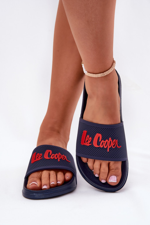 Dámske papuče Lee Cooper LCIN-25-07-3524L tmavomodrá