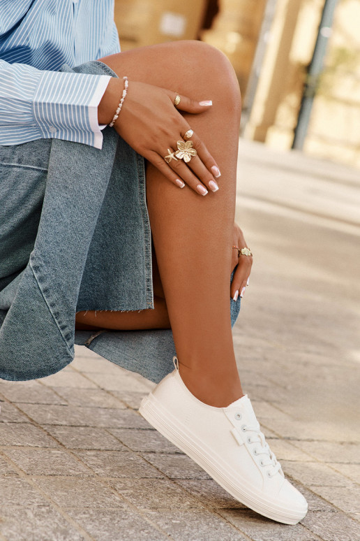 Voľnočasové topánky Big Star RR274730 farba biela