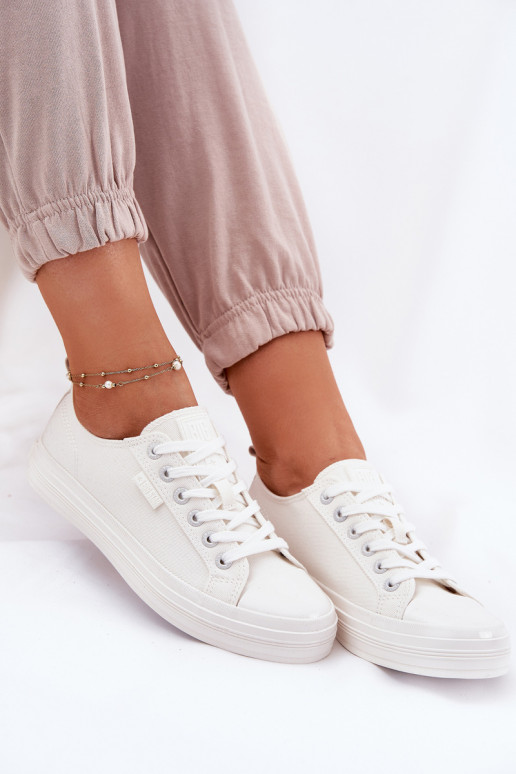 Voľnočasové topánky Big Star RR274730 farba biela