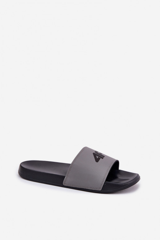 Papuče pánske 4F 4FRMM00FSLIM011-25S sivá Papuče pánske 4F 4FRMM00FSLIM011-25S sivá