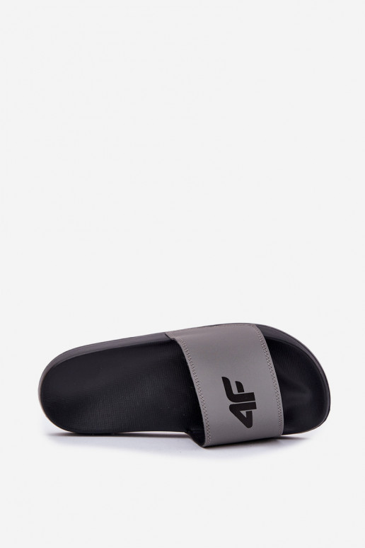Papuče pánske 4F 4FRMM00FSLIM011-25S sivá Papuče pánske 4F 4FRMM00FSLIM011-25S sivá
