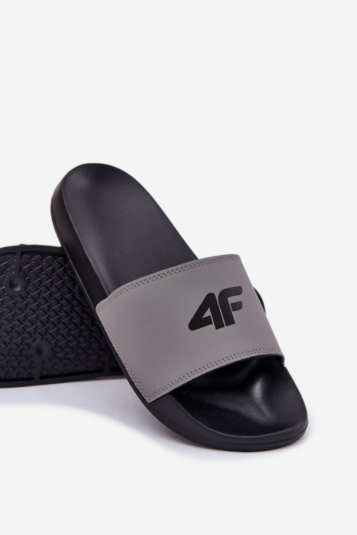 Papuče pánske 4F 4FRMM00FSLIM011-25S sivá Papuče pánske 4F 4FRMM00FSLIM011-25S sivá