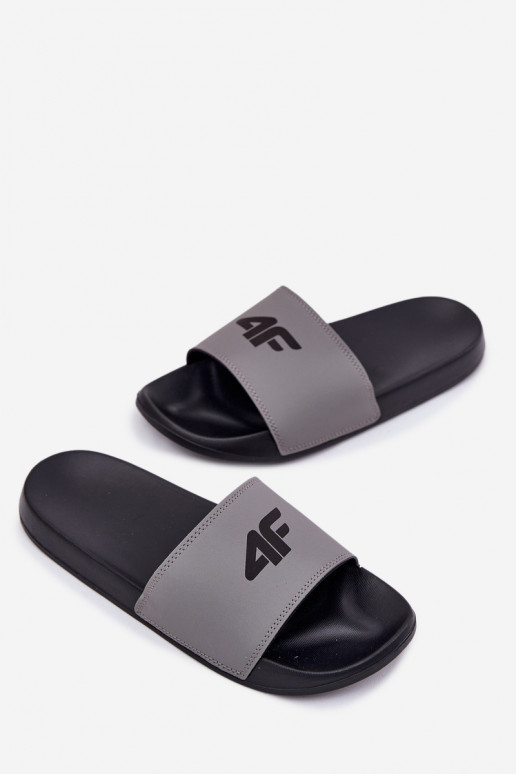 Papuče pánske 4F 4FRMM00FSLIM011-25S sivá Papuče pánske 4F 4FRMM00FSLIM011-25S sivá