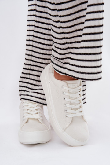 materiál Bežná obuv s platformou Big Star RR274463 biela farba 2