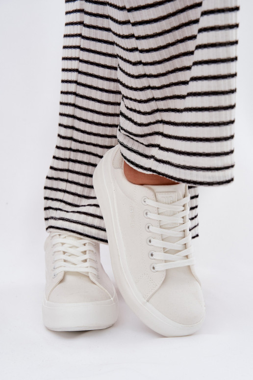 materiál Bežná obuv s platformou Big Star RR274463 biela farba