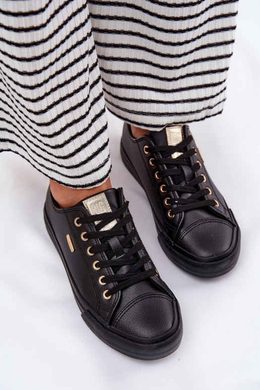 Bežná obuv z eko kože Big Star RR274749 čierna