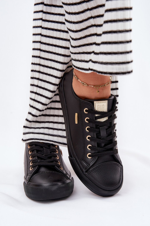 Bežná obuv z eko kože Big Star RR274749 čierna