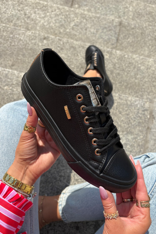 Bežná obuv z eko kože Big Star RR274749 čierna