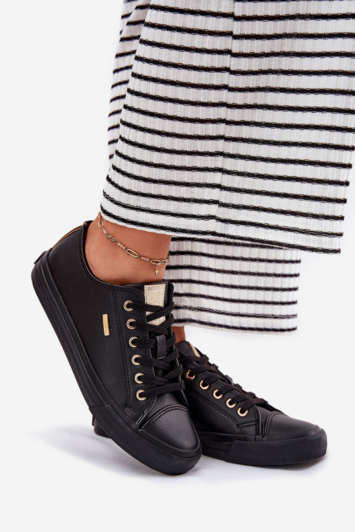 Bežná obuv z eko kože Big Star RR274749 čierna