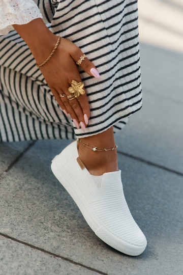 Bežná obuv Slip-On Big Star RR274717 biela farba