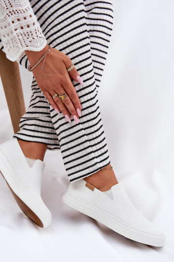 Bežná obuv Slip-On Big Star RR274717 biela farba 2