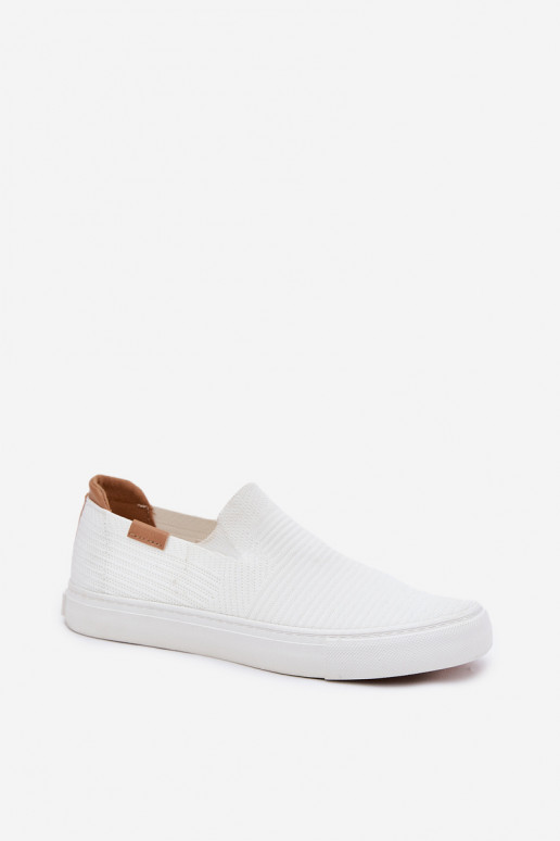 Bežná obuv Slip-On Big Star RR274717 biela farba Bežná obuv Slip-On Big Star RR274717 biela farba