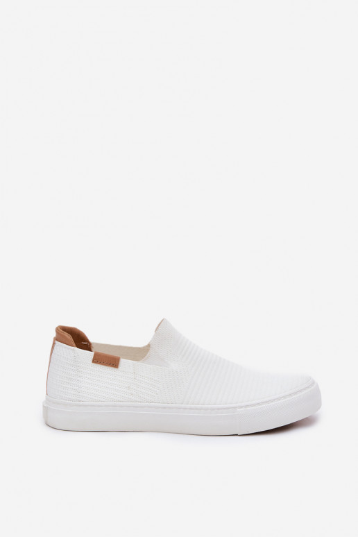 Bežná obuv Slip-On Big Star RR274717 biela farba Bežná obuv Slip-On Big Star RR274717 biela farba