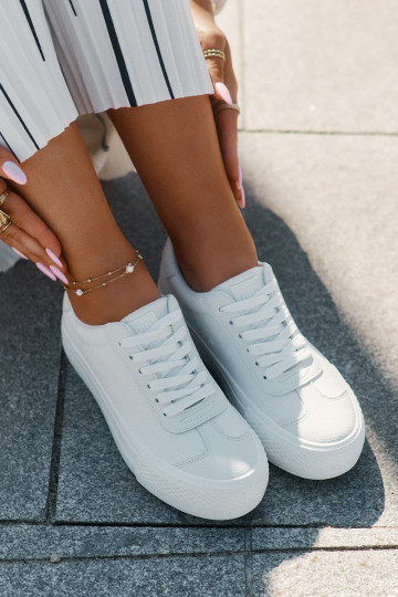 Bežná obuv s platformou Big Star RR274337 biela farba