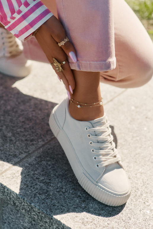 materiál Bežná obuv Big Star RR274407 béžová