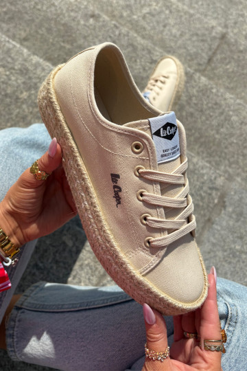 Bežná obuv S vrkočom Lee Cooper LCIN-25-44-3215 béžová