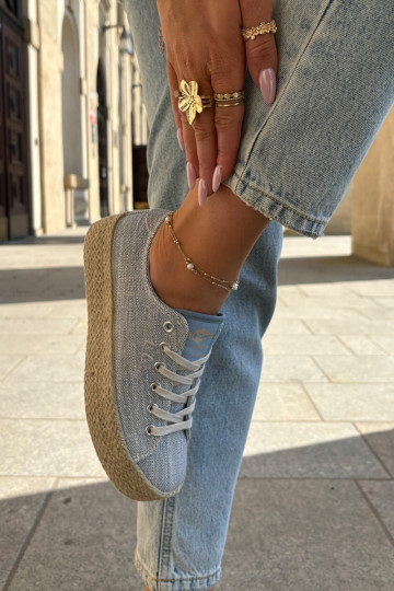 Bežná obuv s platformou S vrkočom Lee Cooper LCIN-25-02-3283 Modrá 2