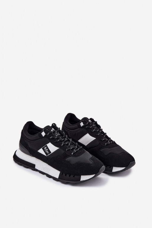 Tenisky model obuvi pánske s platformou Lee Cooper LCJ-25-03-3378M čierna