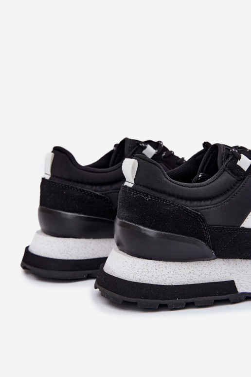 Tenisky model obuvi pánske s platformou Lee Cooper LCJ-25-03-3378M čierna