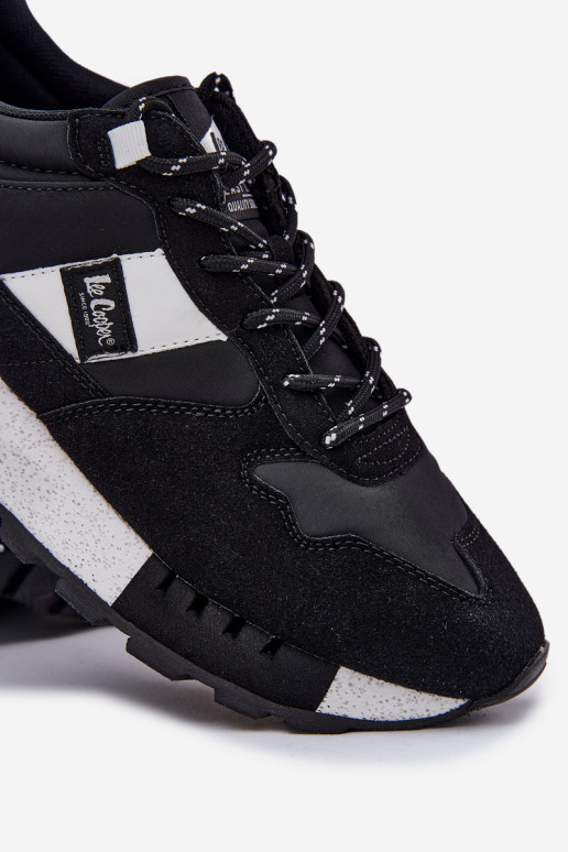Tenisky model obuvi pánske s platformou Lee Cooper LCJ-25-03-3378M čierna