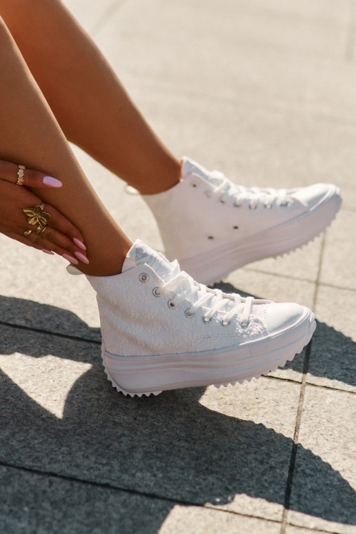 ležérne topánky s čižmami Dámske Lee Cooper LCIN-25-31-3461L biela farba