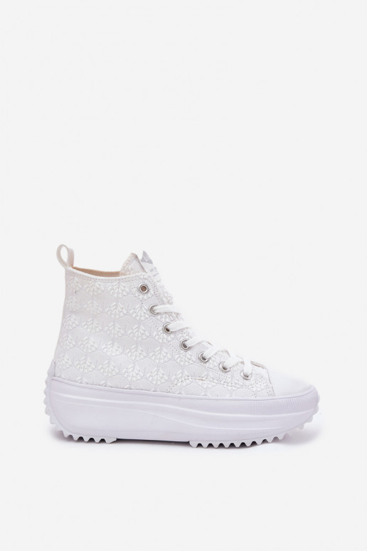 ležérne topánky s čižmami Dámske Lee Cooper LCIN-25-31-3461L biela farba