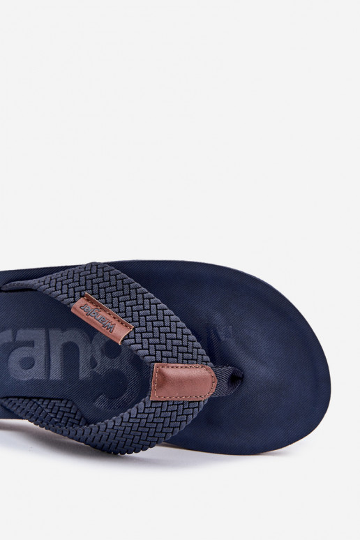 Papuče Plážové šľapky pánske INRANGLER ZANE FLIPFLOP MEN LOIN 20251044.24H tmavomodrá Papuče Plážové šľapky pánske INRANGLER ZANE FLIPFLOP MEN LOIN 20251044.24H tmavomodrá