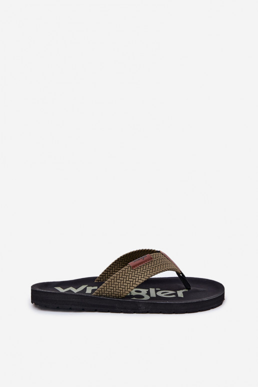 Papuče Plážové šľapky pánske INRANGLER ZANE FLIPFLOP MEN LOIN 20251044.20251044.57B zelená farba Papuče Plážové šľapky pánske INRANGLER ZANE FLIPFLOP MEN LOIN 20251044.20251044.57B zelená farba