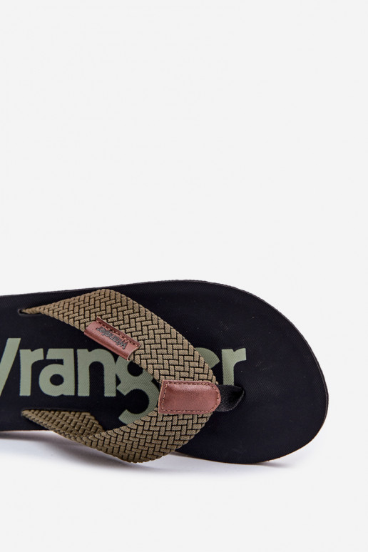 Papuče Plážové šľapky pánske INRANGLER ZANE FLIPFLOP MEN LOIN 20251044.20251044.57B zelená farba Papuče Plážové šľapky pánske INRANGLER ZANE FLIPFLOP MEN LOIN 20251044.20251044.57B zelená farba