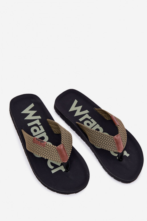 Papuče Plážové šľapky pánske INRANGLER ZANE FLIPFLOP MEN LOIN 20251044.20251044.57B zelená farba Papuče Plážové šľapky pánske INRANGLER ZANE FLIPFLOP MEN LOIN 20251044.20251044.57B zelená farba