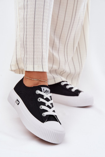 Bežná obuv s platformou LEE ISLA C INOMEN LOIN 50251001 čierna