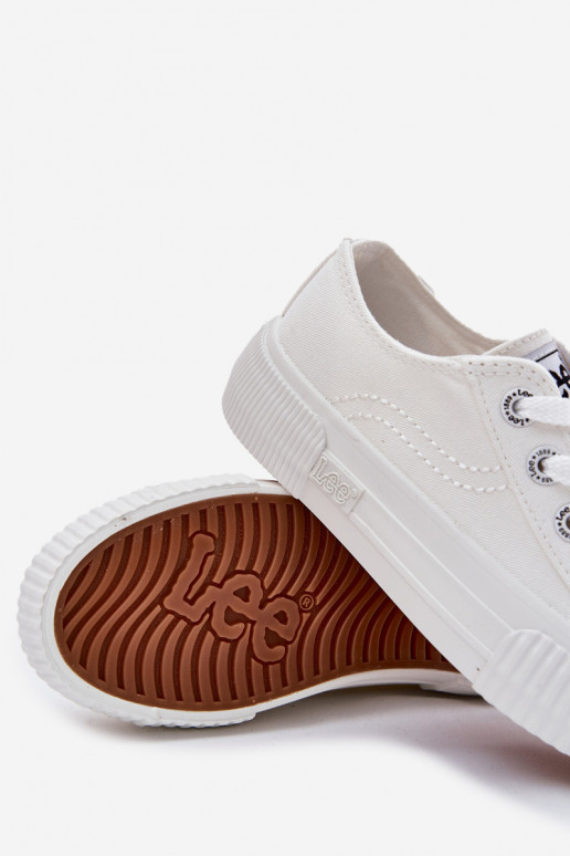Detské tenisky LEE ISLA C LOIN JR 50251058 biela farba