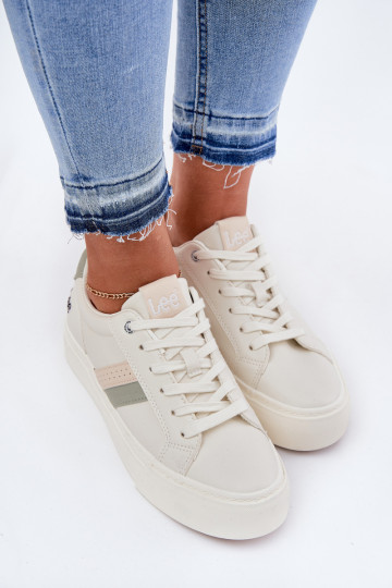 Tenisky model obuvi Dámske LEE LAYLA INOMEN LOIN 50251003 Zgaszona Biel