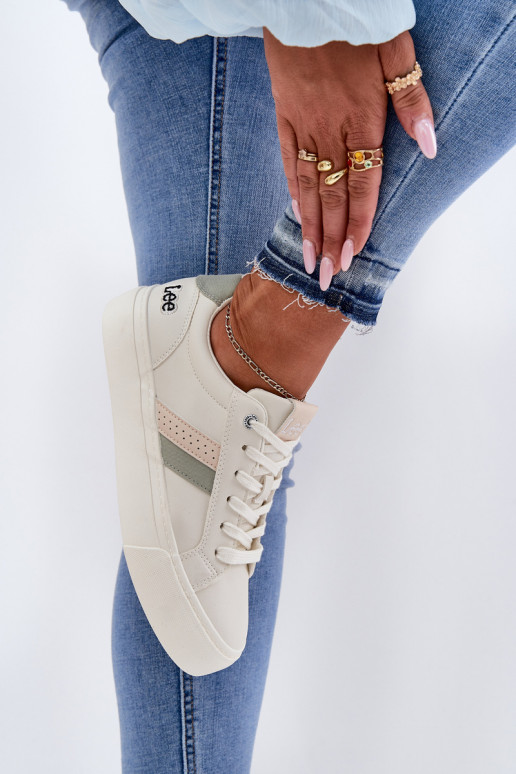 Tenisky model obuvi Dámske LEE LAYLA INOMEN LOIN 50251003 Zgaszona Biel Tenisky model obuvi Dámske LEE LAYLA INOMEN LOIN 50251003 Zgaszona Biel