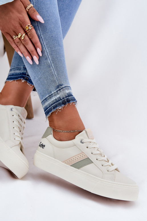 Tenisky model obuvi Dámske LEE LAYLA INOMEN LOIN 50251003 Zgaszona Biel Tenisky model obuvi Dámske LEE LAYLA INOMEN LOIN 50251003 Zgaszona Biel