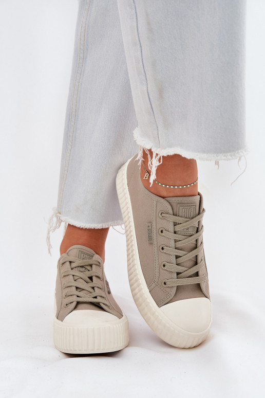 materiál Bežná obuv s platformou Big Star RR274779 sivá